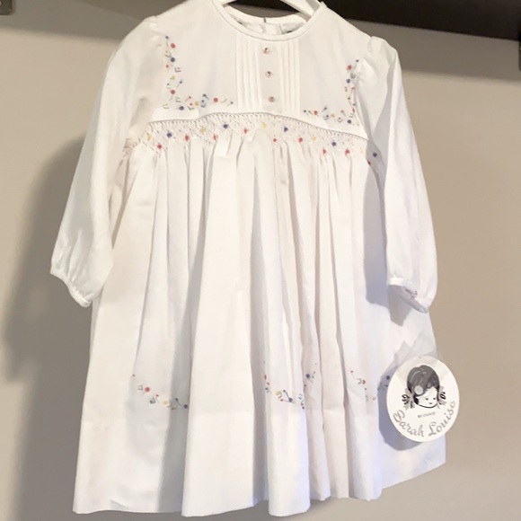 Comfortable Floral Baptismal/Christening Dress - Picture 1 of 6